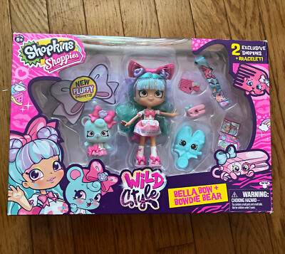 New, Shopkins Season 9 Wild Style Shoppies - Bella Bow and Bowdie Bear