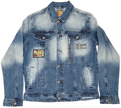 

Мужская джинсовая куртка Born Fly Medium Stone Wash