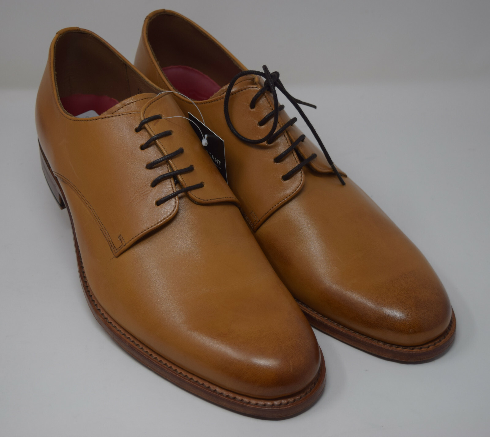 Pre-owned Grenson Toby Brogue Sn62 Mens Dress Shoes Tan Grain 11 Us In Brown