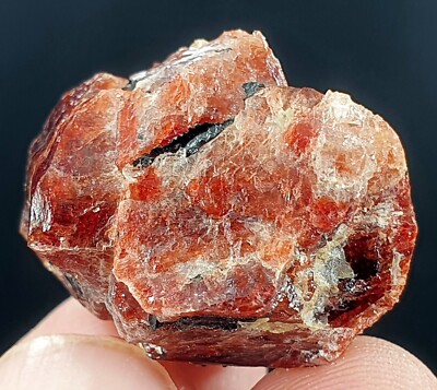 20 Gram Natural Blood Red Zircon Crystal From Skardu Pakistan