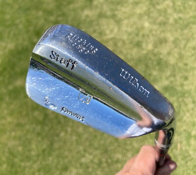 RH WILSON STAFF GOOSE-NECK PITCHING WEDGE STIFF STEEL