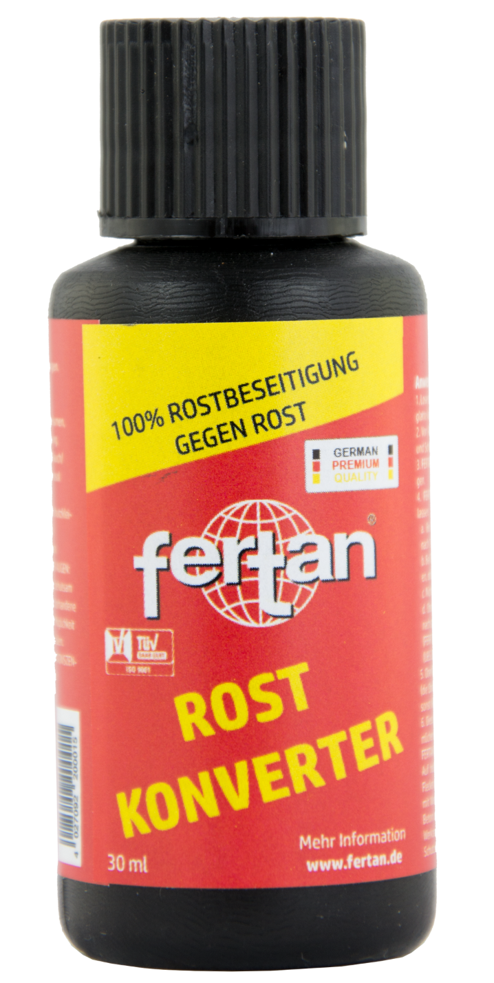 FERTAN Rostkonverter Rostumwandler Rostentferner Schutz gegen Rost 30 ml 20001