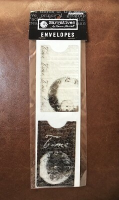 Creative Imaginations NARRATIVES ENVELOPES ''TIME'' *