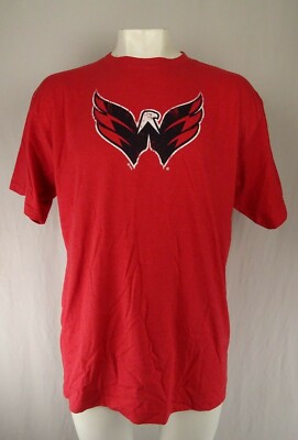 Washington Capitals Men's Big & Tall S/S Distress Tee - Red/Heather NHL