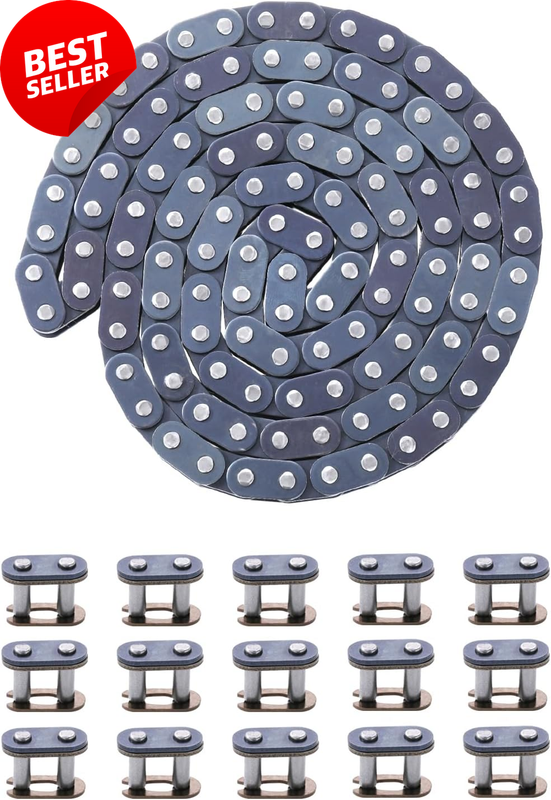 T8F Drive Chain 134 Links,Heavy Duty for 49cc/50cc 2-Stroke Dirt Bikes&Mini ATVs