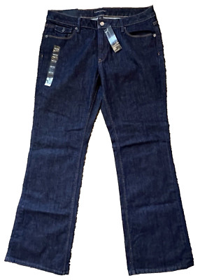 Banana Republic Women s Dark Blue Jeans Bootcut Fit 31/12R NWT Straight