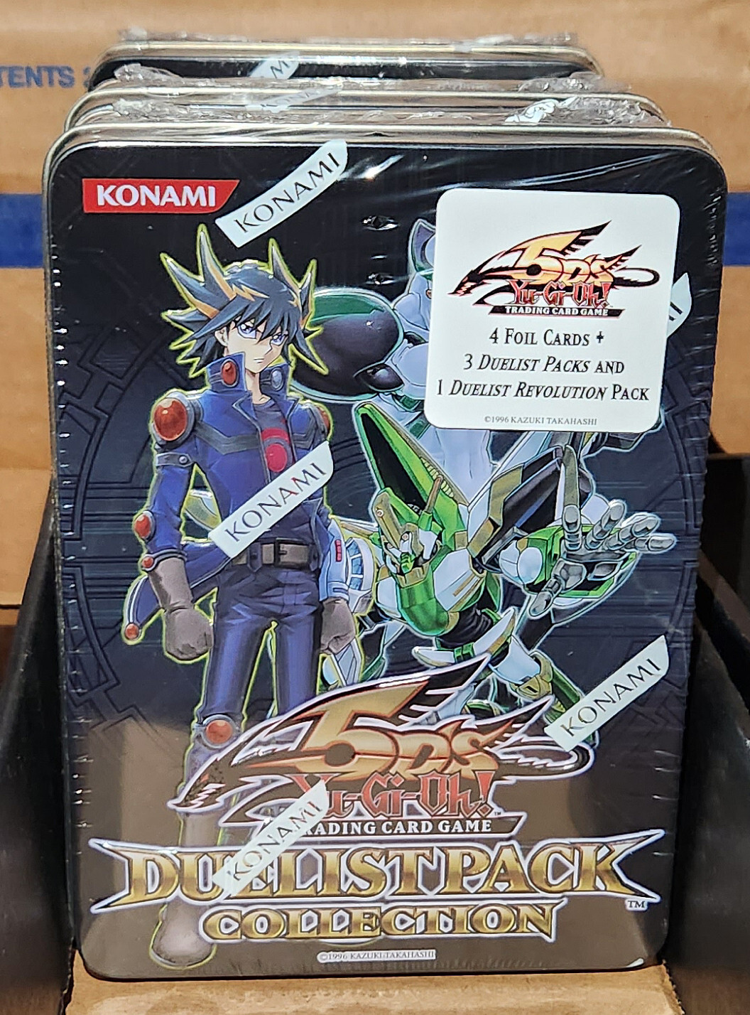 YUGIOH 2011 YUSEI DUELIST PACK COLLECTION TIN (4 BOOSTERS