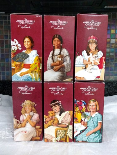 Hallmark American Girls Ornaments 2003 all in boxes