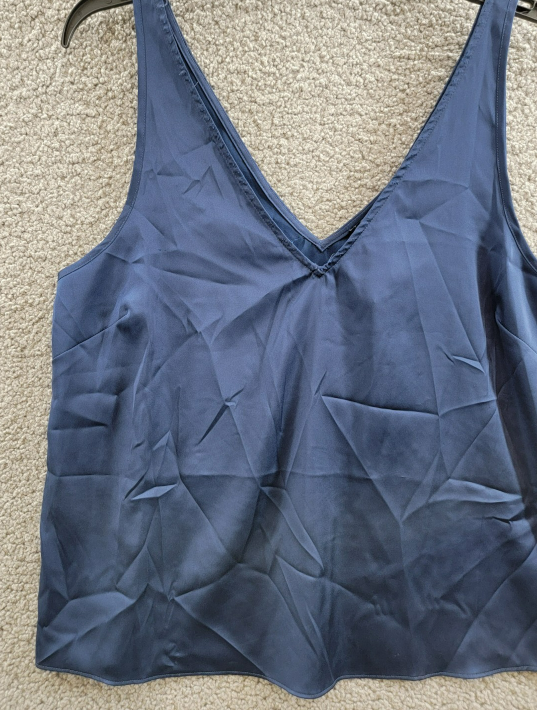 Generation Love Dallas Chain Trim Tank Top Women's M Oxford Navy Sleeveless - Picture 5 of 16