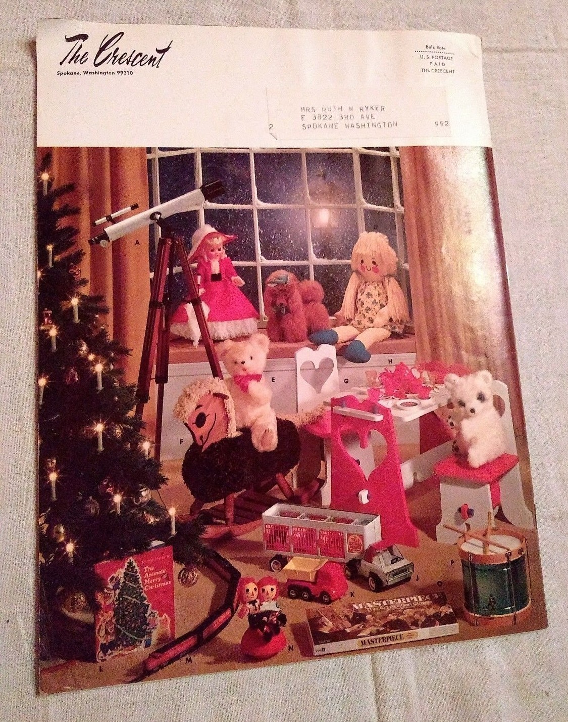 The Crescent Christmas Catalog 1972 Toys Of The Hour Spokane Washington