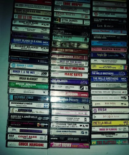 Rare 138 Cassette Tape Collection Blues R&b Jazz