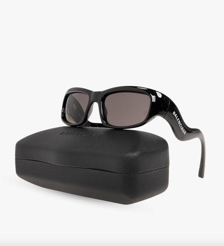 BALENCIAGA BALENCIAGA HAMPTONS BB0320S - 001 BLACK SUNGLASSES