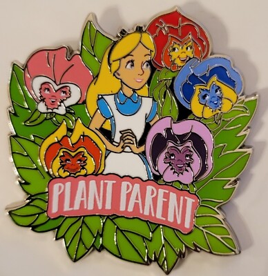 2023 Disney Parks Alice In Wonderland Plant Parent Open Edition OE Pin