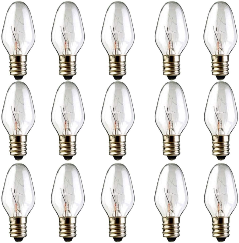 - 15 Watt Light Bulbs Scentsy Wax Warmer - C7 Replacement Bulbs