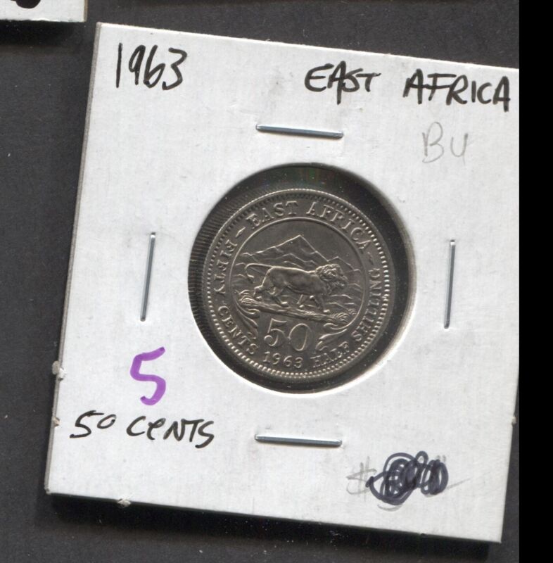 1963- East Africa-50 Cents