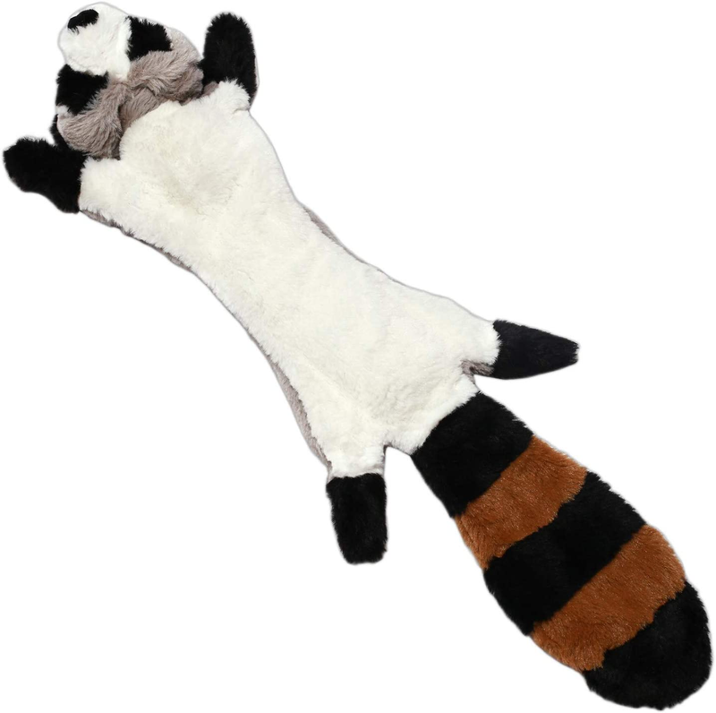 No Stuffing Dog Toys with Squeakers, Durable Stuffingless Plush Squeaky Dog Chew