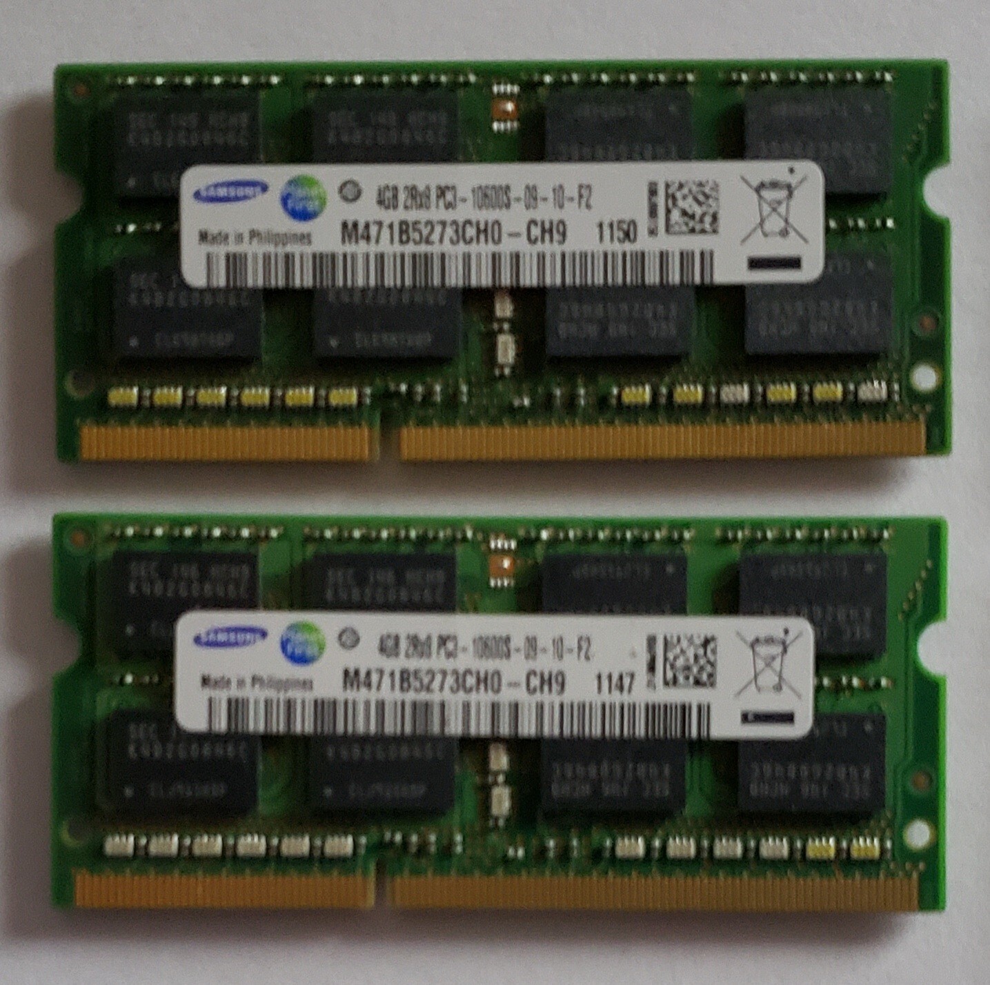 Lot of 9 Samsung Kingston Hynix Micron DDR3 Memory for Laptops
