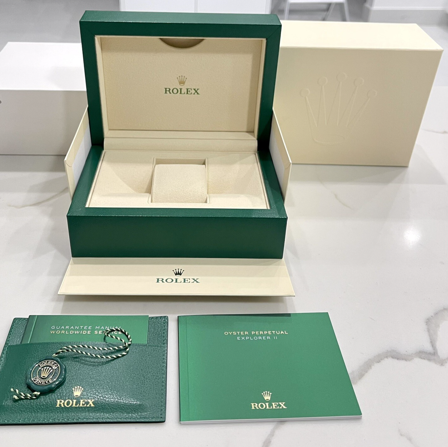 ＜非売品＞ROLEX レザー製トレイ アイボリー/ラベンダー2個セットBOX付き 非売品＞ROLEX レザー製トレイ アイボリー/ラベンダー2個セット
