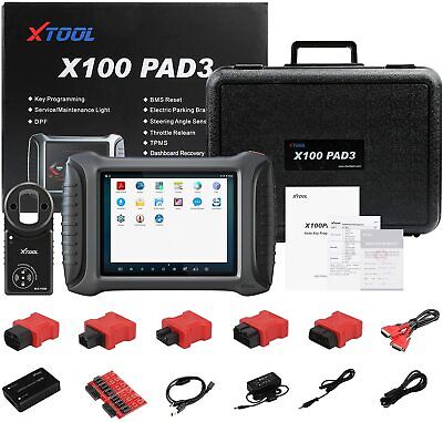 XTOOL X100 PAD3+KC501+KS-1 Auto OBD2 IMMO Key Programming Car Diagnostic Scanner