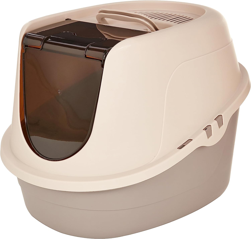 Basics No-Mess Hooded Cat Litter Box (Various Sizes)