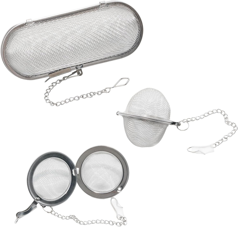 3 Pack Ultrasonic Cleaner Small Parts Basket, Stainless Steel Mesh Baskets for C