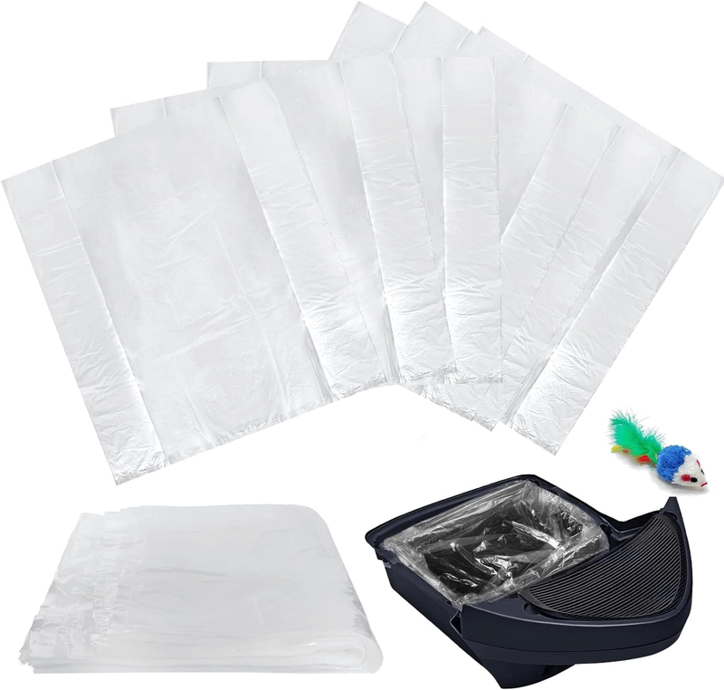 50 Pack Cat Waste Drawer Liners Bags with All Litter Robot Models, 9-11 Gallons