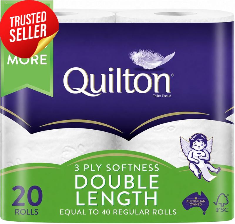 Toilet Tissue 3-Ply Double Length 20 Pack