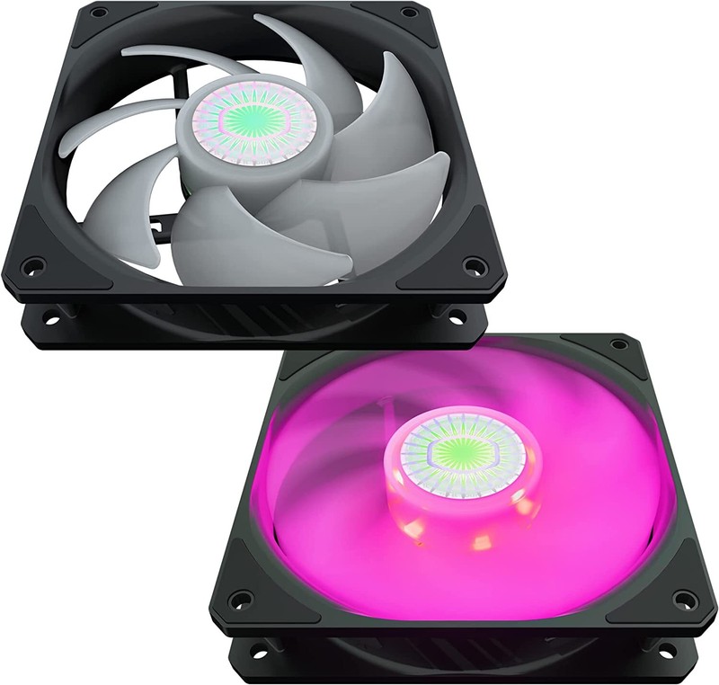 Sickleflow 120 V2 RGB Square Frame Fan 4 Pin Customizable Leds 120mm PWM Control