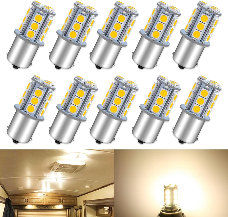 1156 LED Bulb Warm White, 1141 1003 7506 BA15S 12 Volt Light Bulb Replacement fo