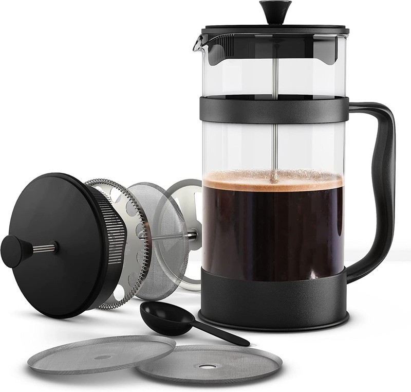 With Triple Filters Stainless Stee