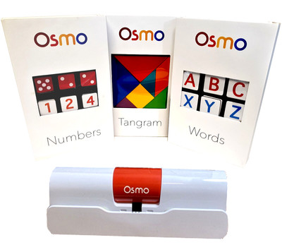 OSMO Coding Educ. Bundle (4 )   Base   Numbers   Words   Tangram   Set for iPad