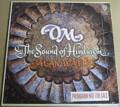 Alan Watts Om The Sound Of Hinduism LP Spoken Word Original 1967 PROMO WLP