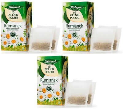 3 X HERBAPOL Polish Herbarium   Chamomile 3 x 20 bags - 60 bags