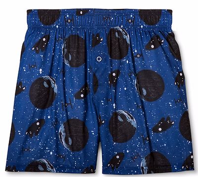 DEATH STAR BOXER SHORTS star wars NEW WITH TAGS mens SMALL S boxers NWT