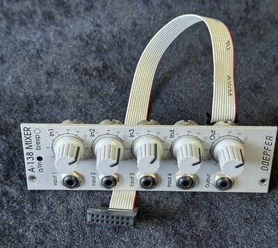 Doepfer A-138a Linear Mixer 4 CH Eurorack Module PERFECT CONDITION!