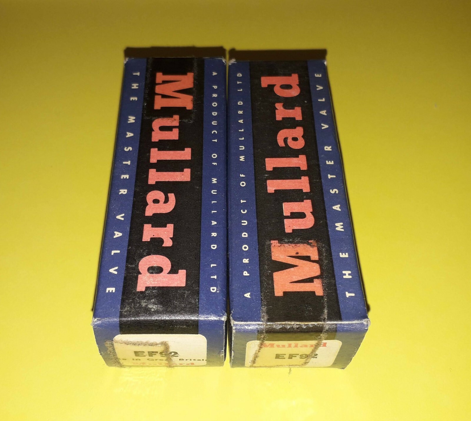 EF92 MULLARD NOS BOXED VALVE/TUBE 1pcs.