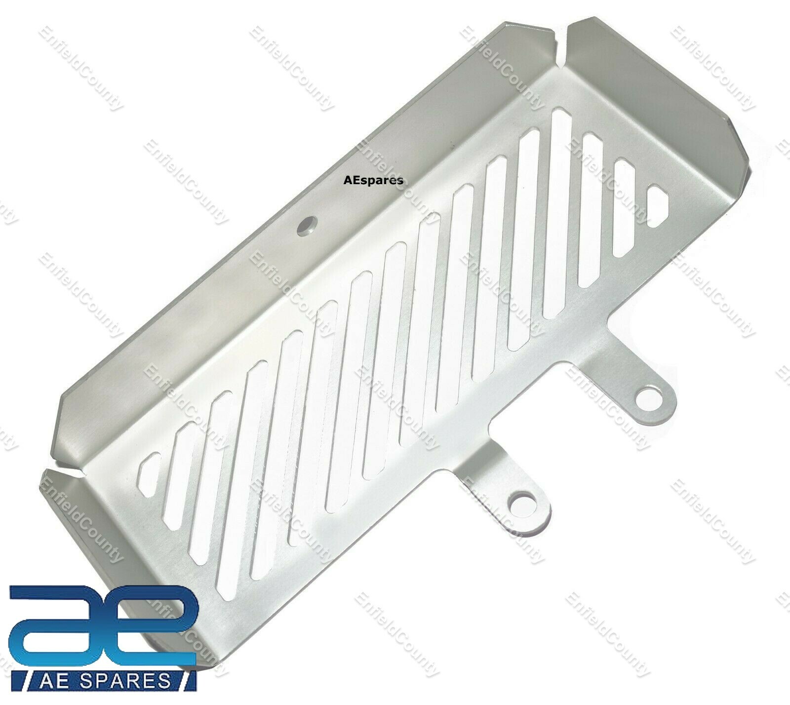 For Royal Enfield Himalayan 411 Oil Cooler Guard Silver & Master Cylinder Guard