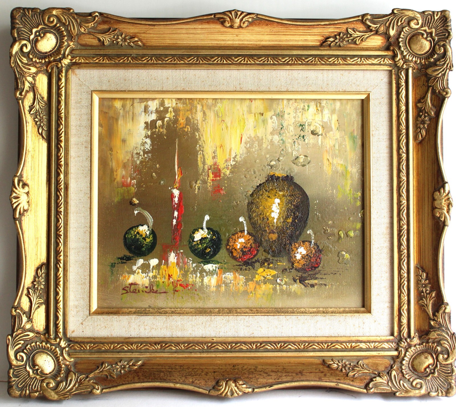 ヴィンテージ アンティーク 油絵 アート hooked vintage ヴィンテージ アンティーク 油絵 アート hooked vintage