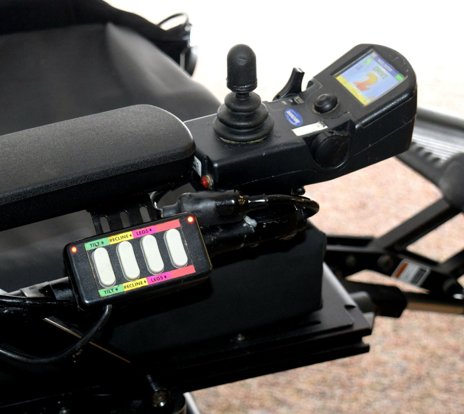 electric wheelchair Invacare TDX sp with -power legs -tilt-recline nice chair