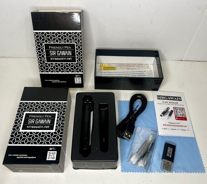 Friendly Pen Sir Gawain Surveillance Pen Nanny Cam Spy Pen Wireless Hidden Cam - Image 8