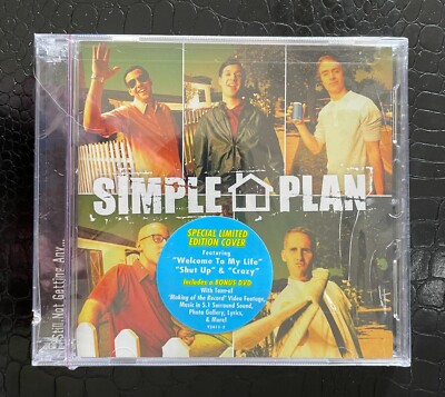 SIMPLE PLAN Still Not Getting Any... Limited Ed Cover NEW CD/DVD Pierre Bouvier