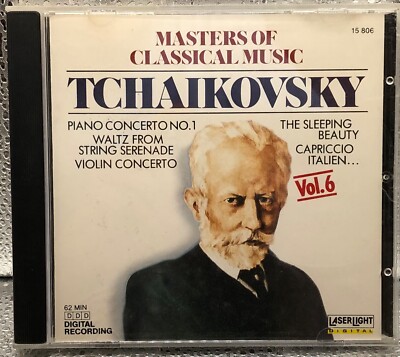 Masters of Classical Music Vol. 6 : Tchaikovsky (CD) FAST FREE SHIPPING