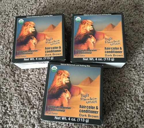 & Conditioner - Dark Brown Lot 3, 4 Oz Box