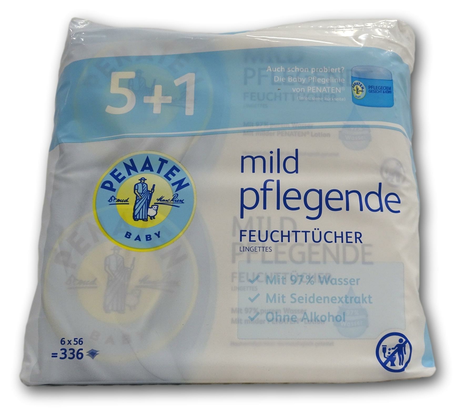 Wie Neu - Penaten Mild Pflegende Feuchttücher (18 x 56 Stück)