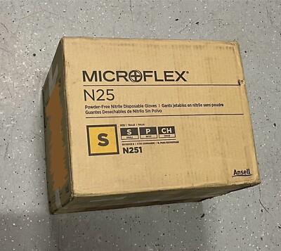 Nitrile Disposable Glove Powder-free MICROFLEX N251 - Size Small 1000 Qty Case
