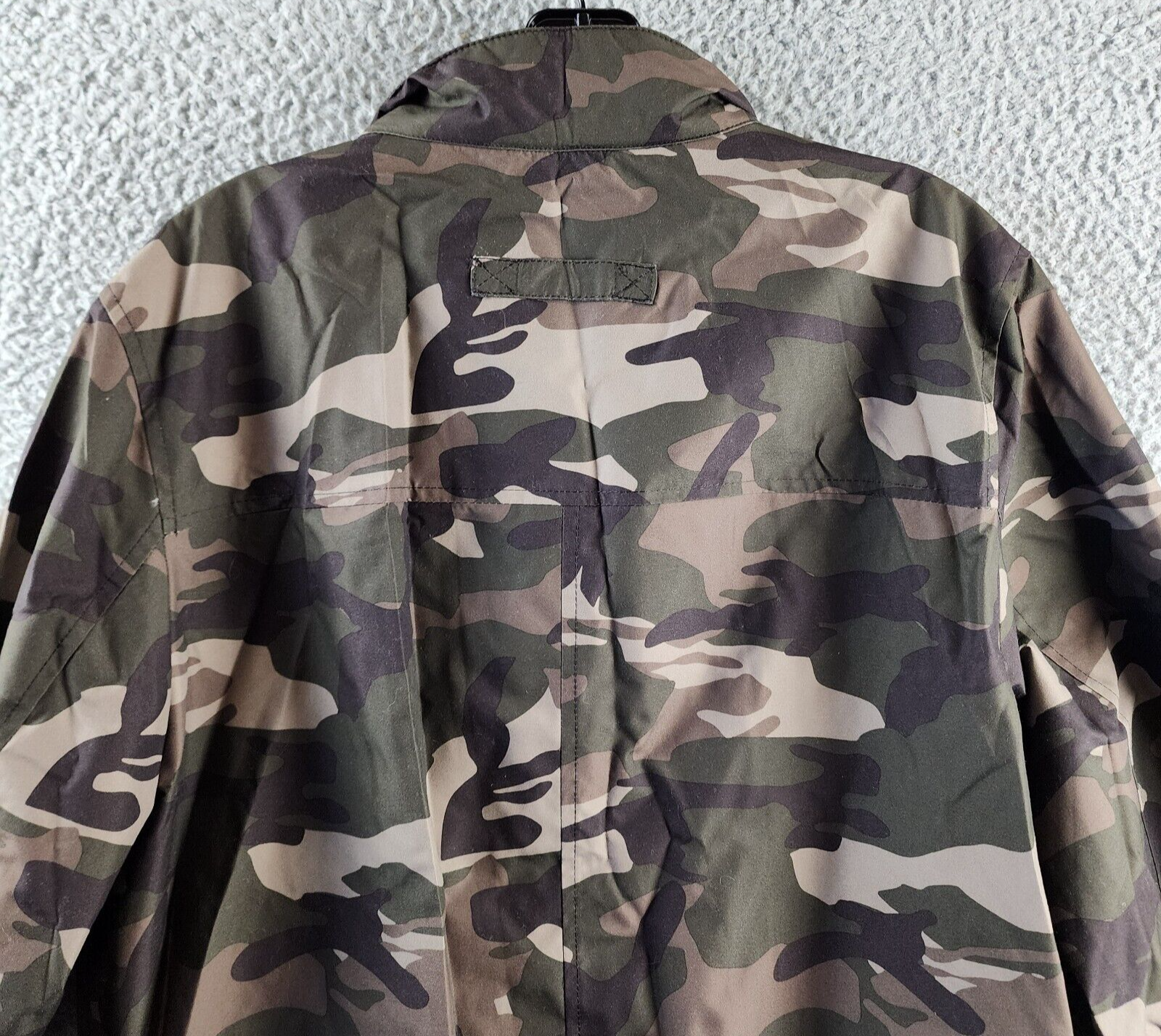 Club Room Regular-Fit Bomber Jacket Men's M Camouflage Full Zip Long Sleeve - Picture 15 of 15