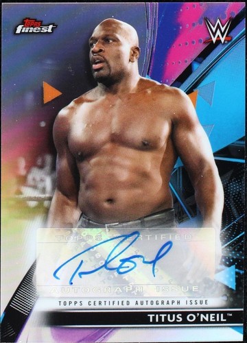 2021 Topps Finest WWE - Titus O'Neil #RA-TO