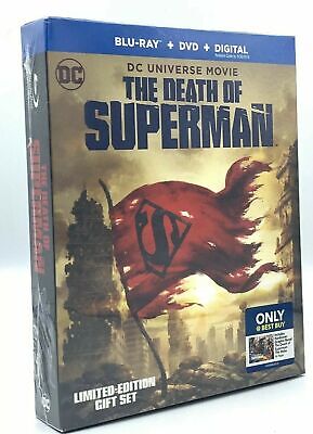 The Death of Superman Blu ray + DVD + Digital HD + Graphic Novel Only @ Best (Best Sci Fi Graphic Novels)
