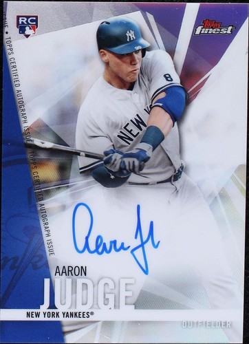 2017 Topps Finest - Aaron Judge #FA-AJ
