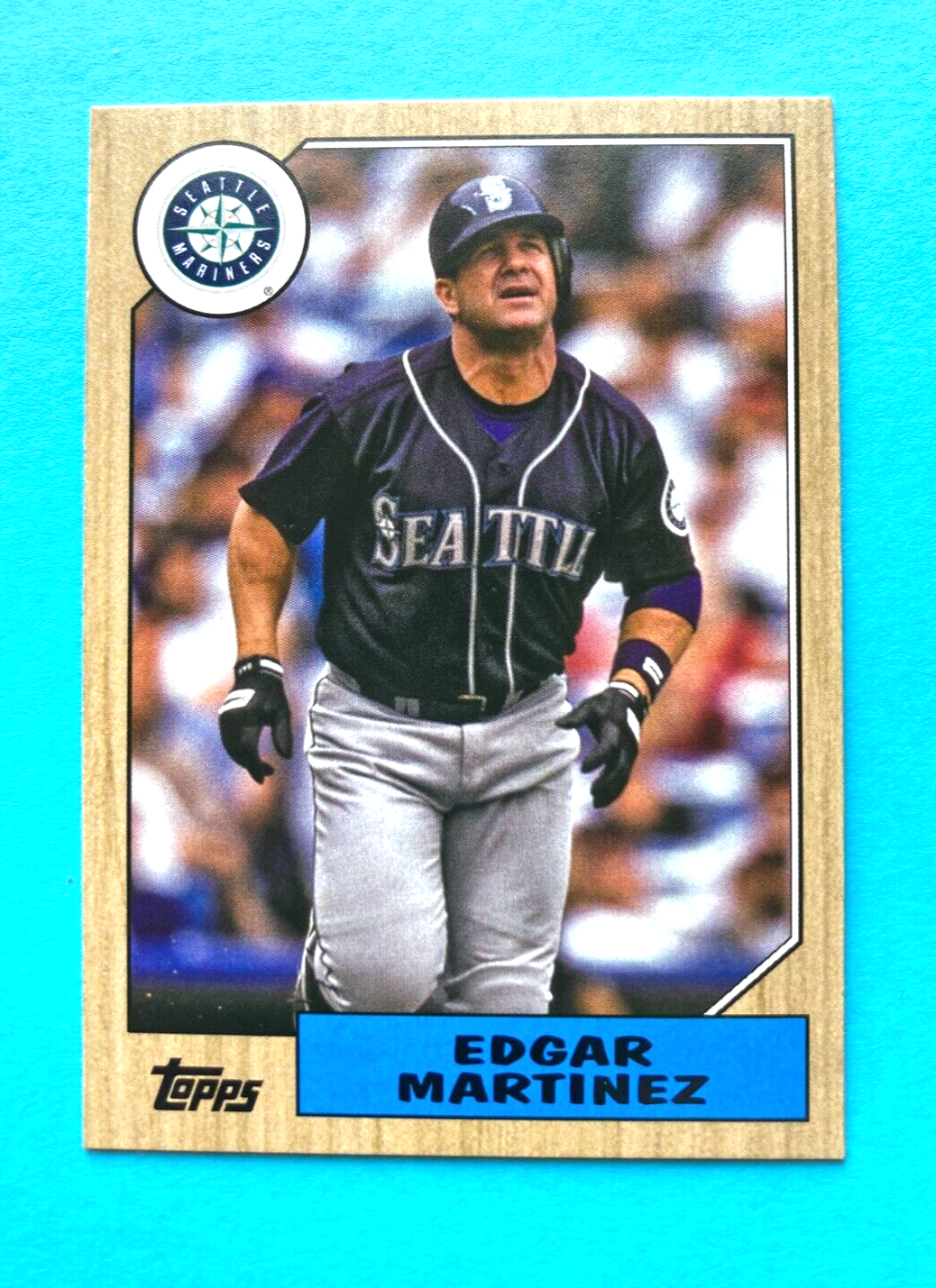 Edgar Martinez 2022 Topps Archive Retro Look #288 Seattle